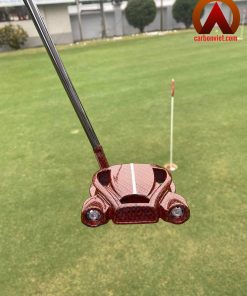 In chuyển nước, sơn nhúng gậy GOLF vân Carbon đỏ