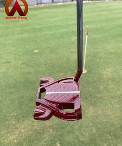 In chuyển nước, sơn nhúng gậy GOLF vân Carbon đỏ