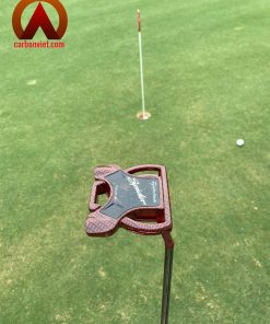 In chuyển nước, sơn nhúng gậy GOLF vân Carbon đỏ